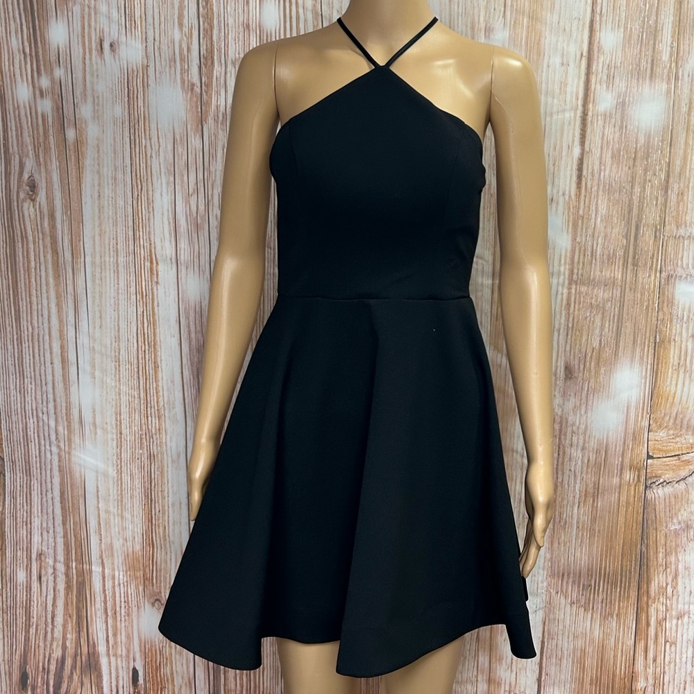 My Michelle Black Halter Neck‎ Mini Dress